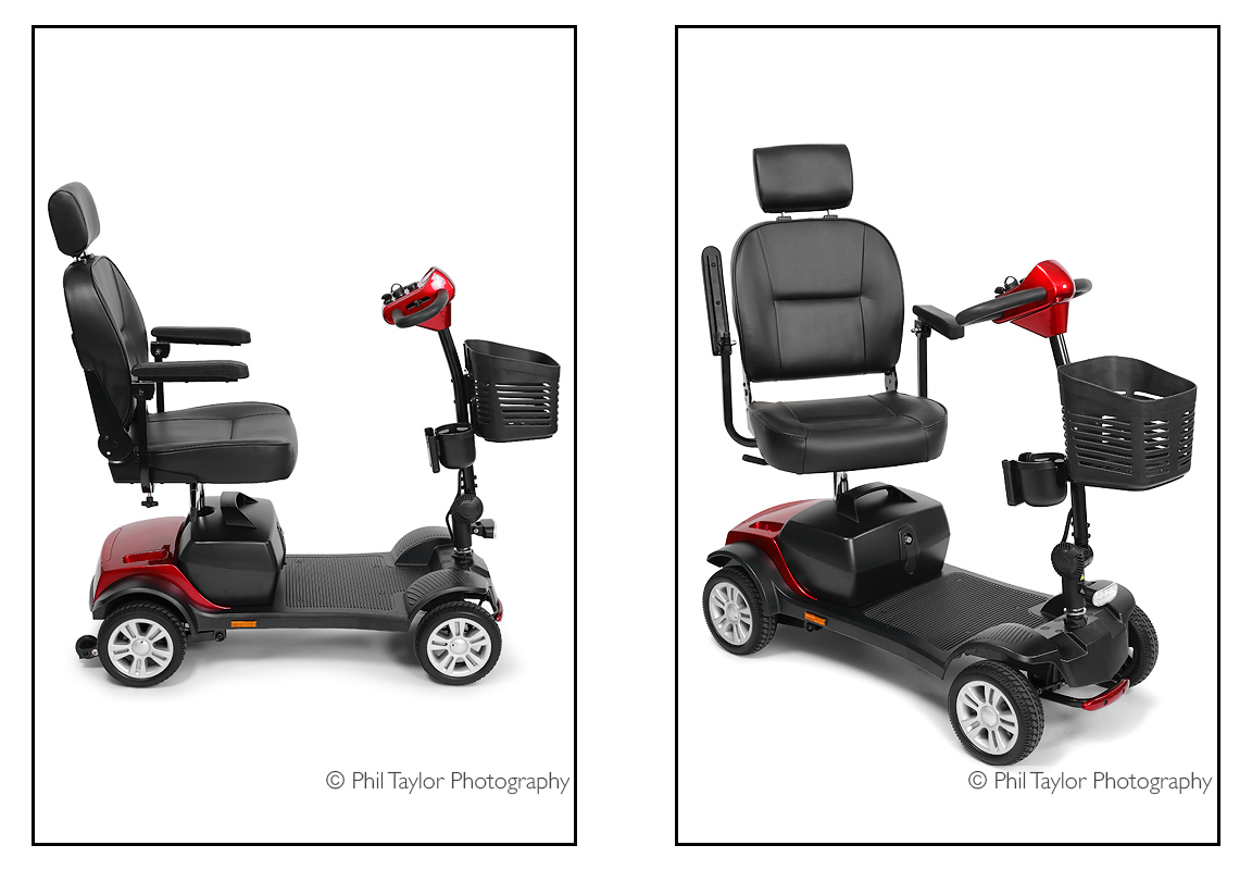 Mobility Scooter Product Photography
