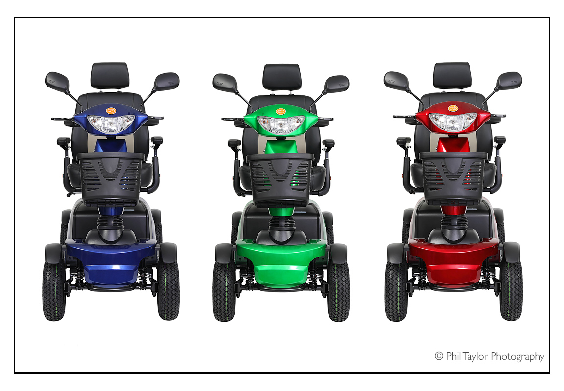 Mobility Scooter Product Photography